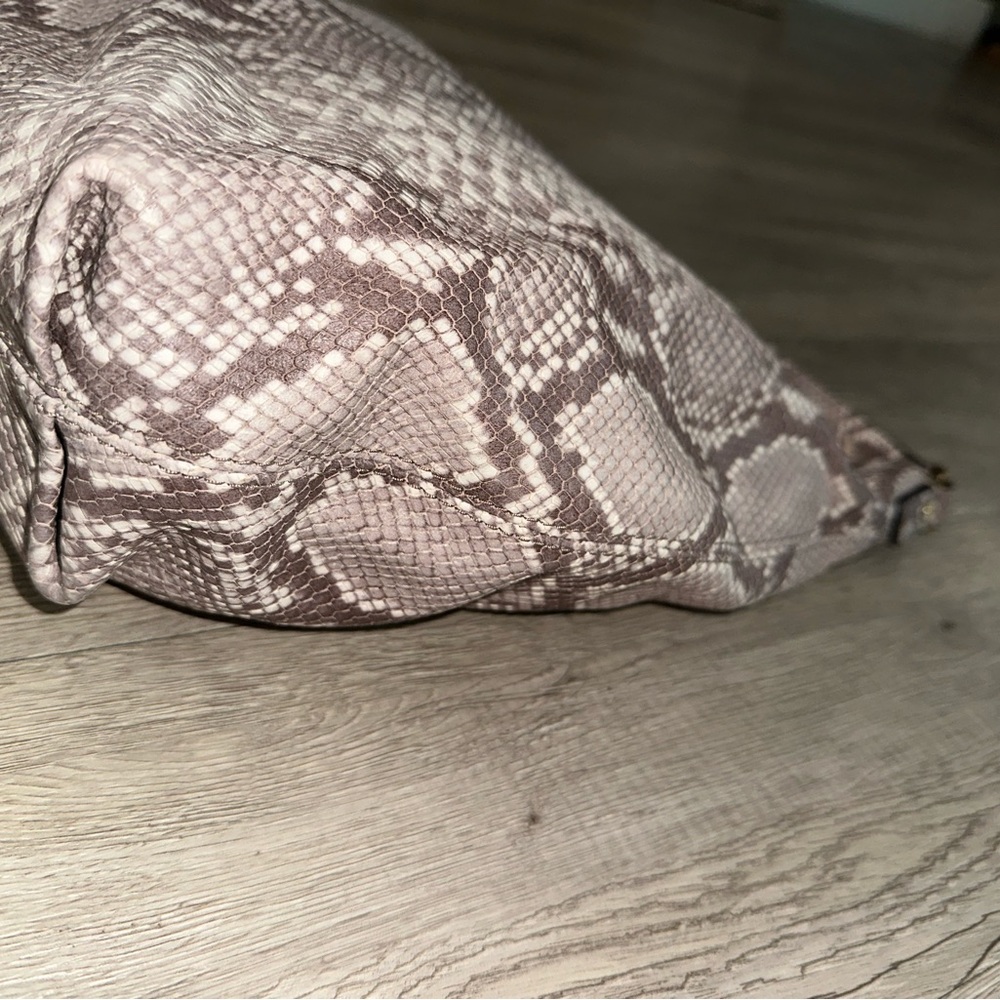 Michael Kors Jet Set Chain Dark Sand Python Large… - image 3